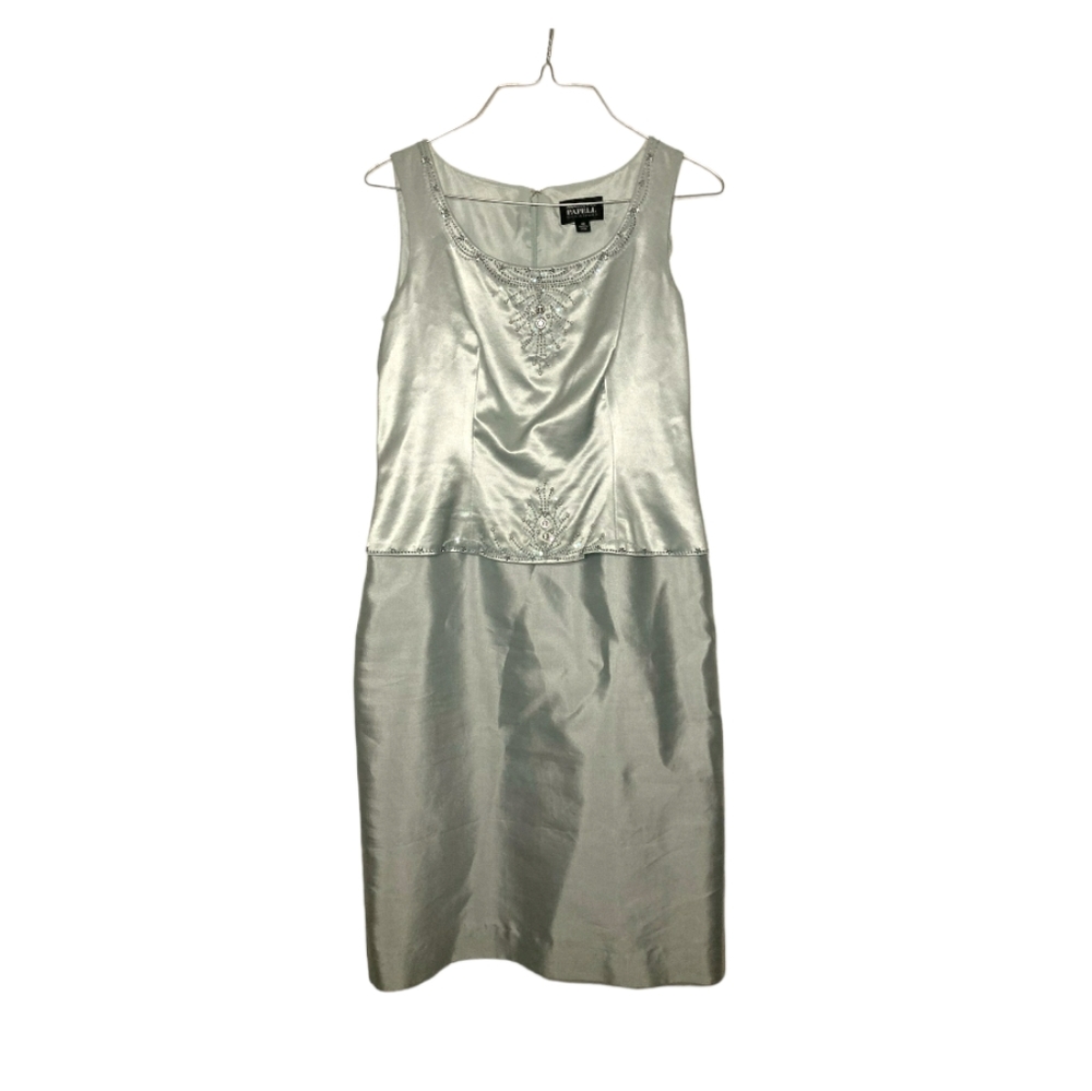 Adriana Papell embroidered cocktail/mother of bride dress 4p occasions